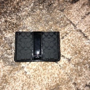 Black Coach wallet